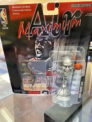 NIB Michael Jordan Air Maximum Silver Edition Figurine NBA Commemorative Series | eBay