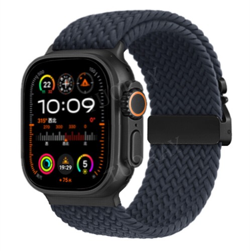 Geflochtenes Nylon Armband Armband für Apple Watch Series 10 9 8 7 6 SE Ultra 2 49mm - Bild 35 von 40