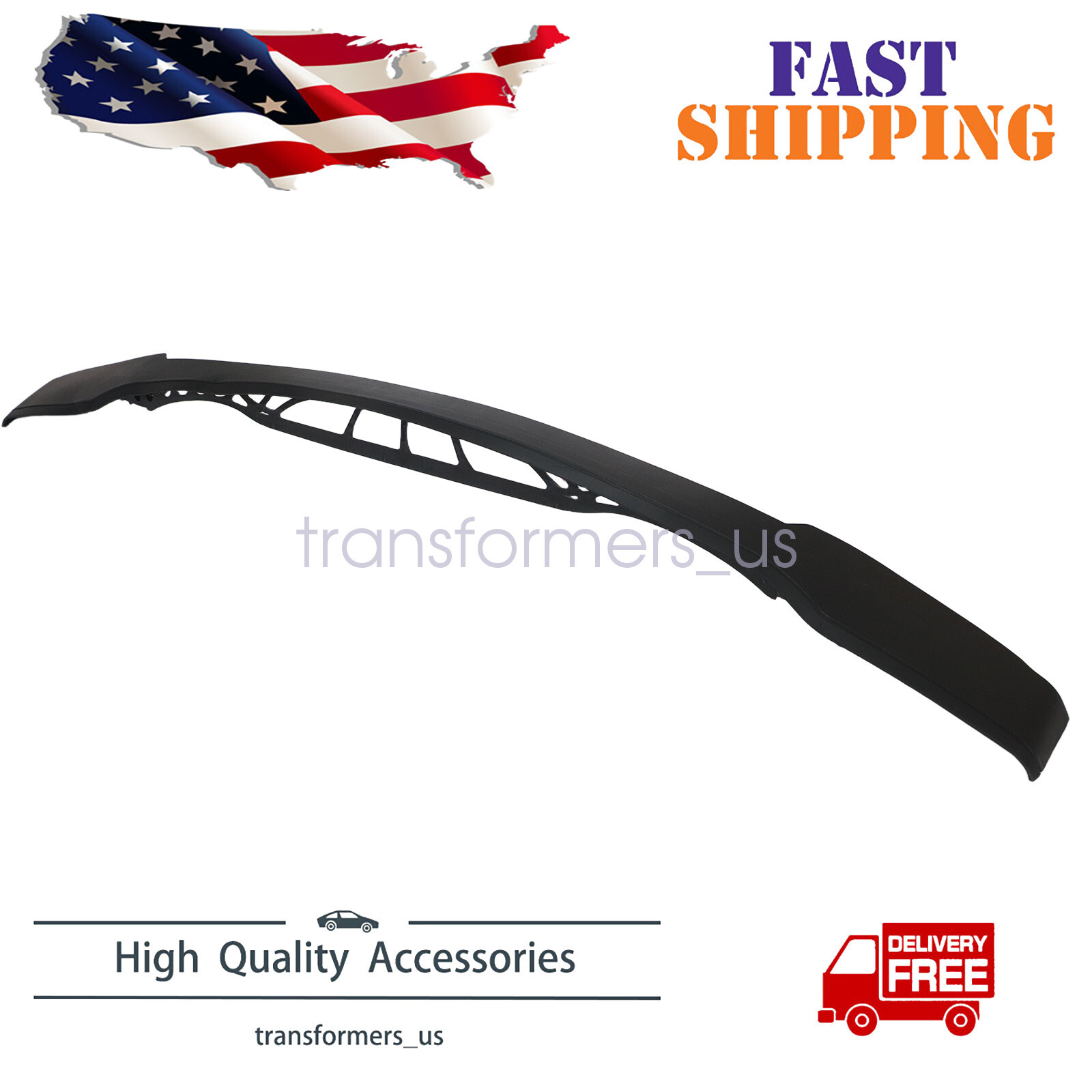 Fits For 2021-2025 Ford F-150 Front Lower Bumper Air Dam Black ML3Z-17626-P New