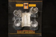 Chrome Pushrod Lifter Tappet Block Covers For 86-90 Harley Sportster XL 34-172