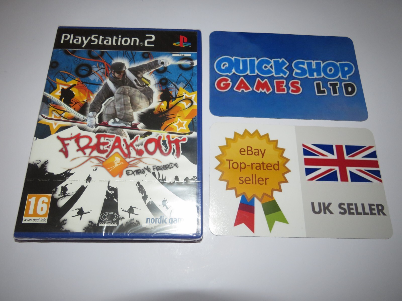 PS2 Freak Out Extreme Freeride new sealed pal version