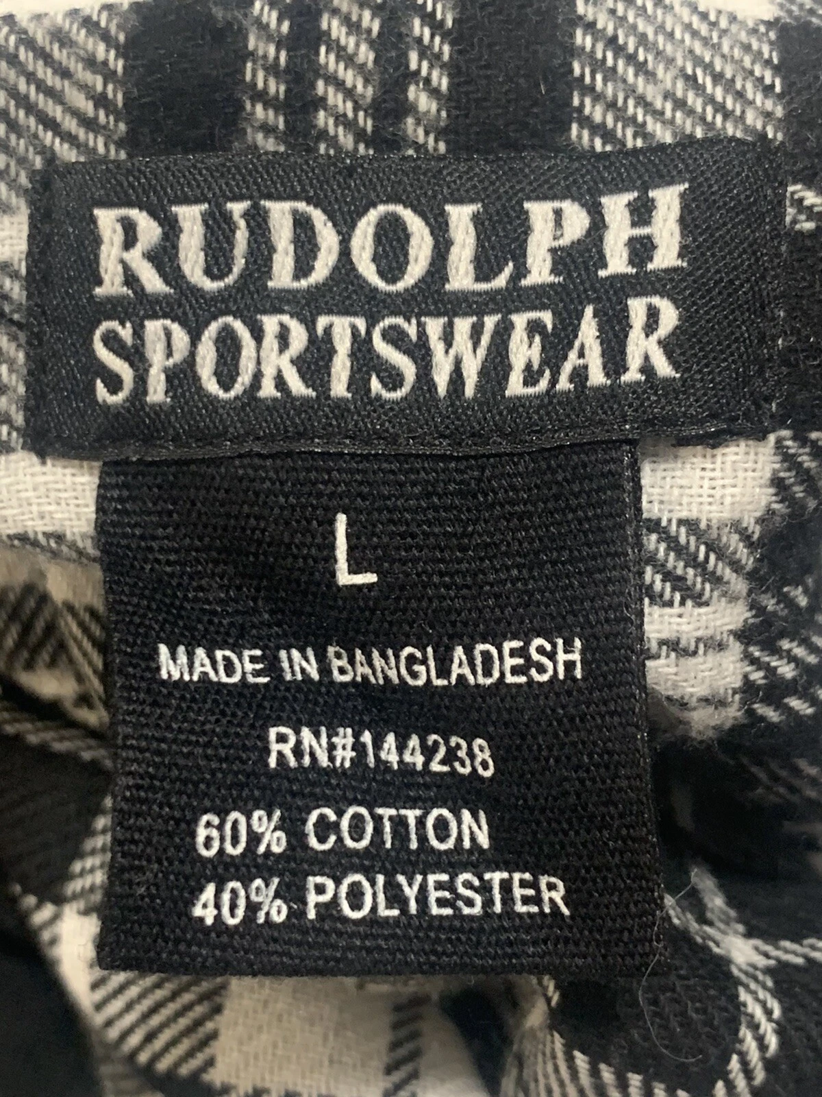 VETEMENTS Felpa con cappuccio Rudolph Sportswear uomo grande con bottoni manica lunga nera a quadri