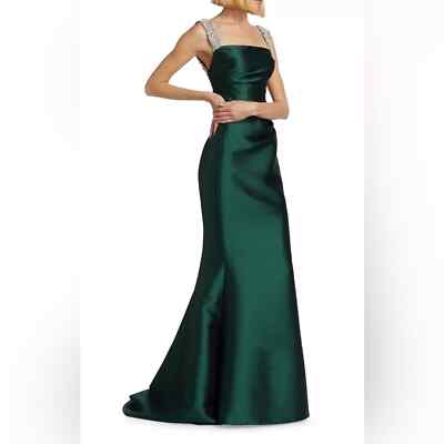 REEM ACRA Mikado Pique Gown | eBay