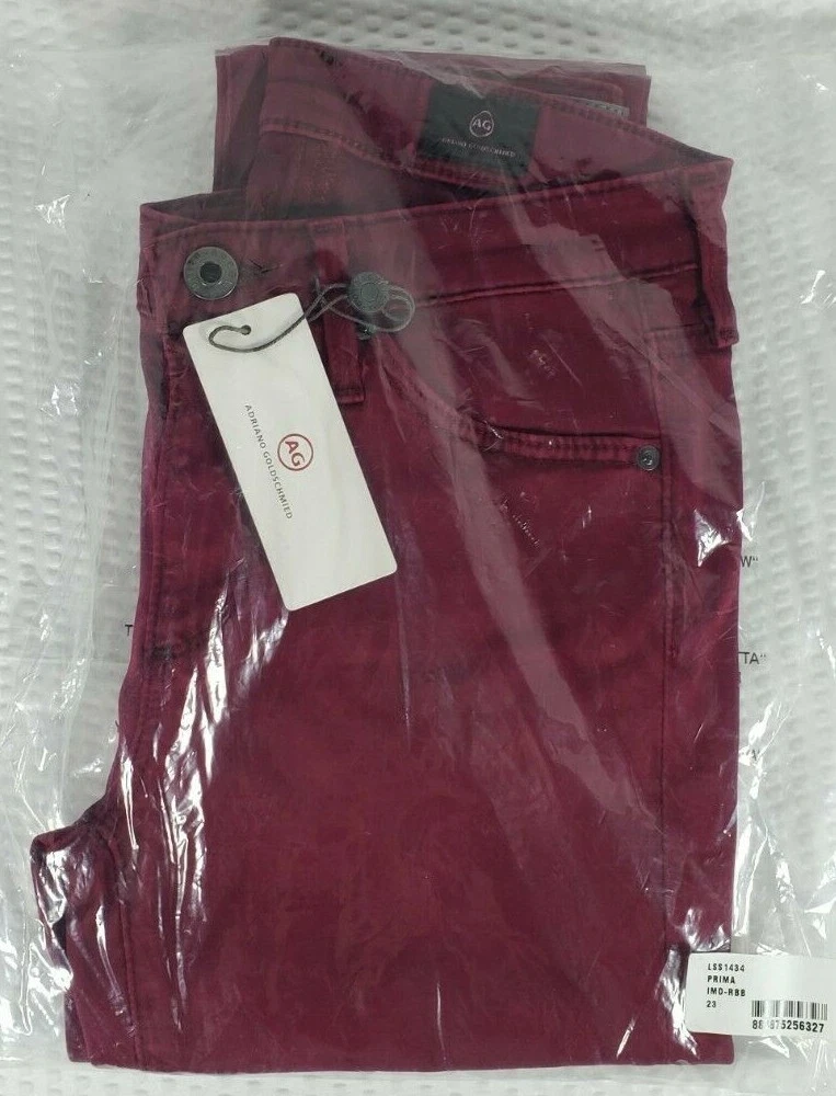 AG Adriano Goldschmied Women's Prima Sateen Cigarette Leg