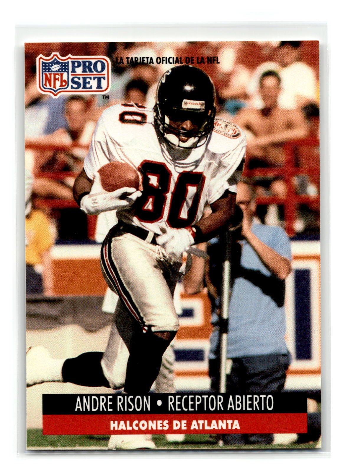 1991 Pro Set Spanish - #7 - Andre Rison - Atlanta Falcons