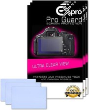 Ex-Pro&reg; 3 x Pro Guard Ultra Clear View LCD Screen Protectors for Canon 50D