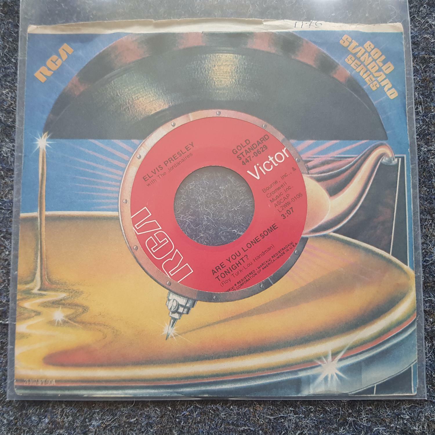 7"" Single Vinyl Elvis Presley - Are you lonesome tonight?