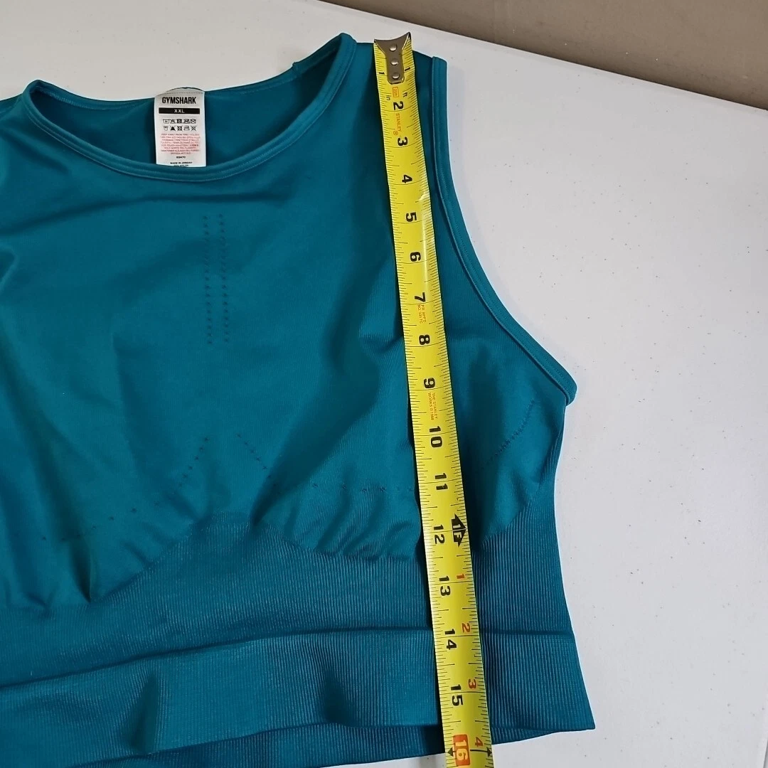gymshark sweat seamless midi crop athletic tank-top