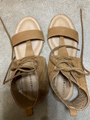 Lucky brand Women Style LK-BAARI Barcelo Nubuck in Brown Sugar