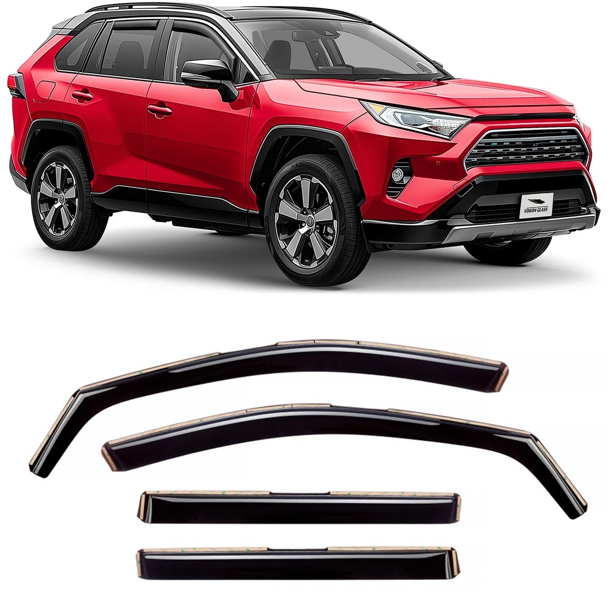 Deflectores De Aire / De Viento Para TOYOTA RAV-4 2012-2017 5 Puertas 2