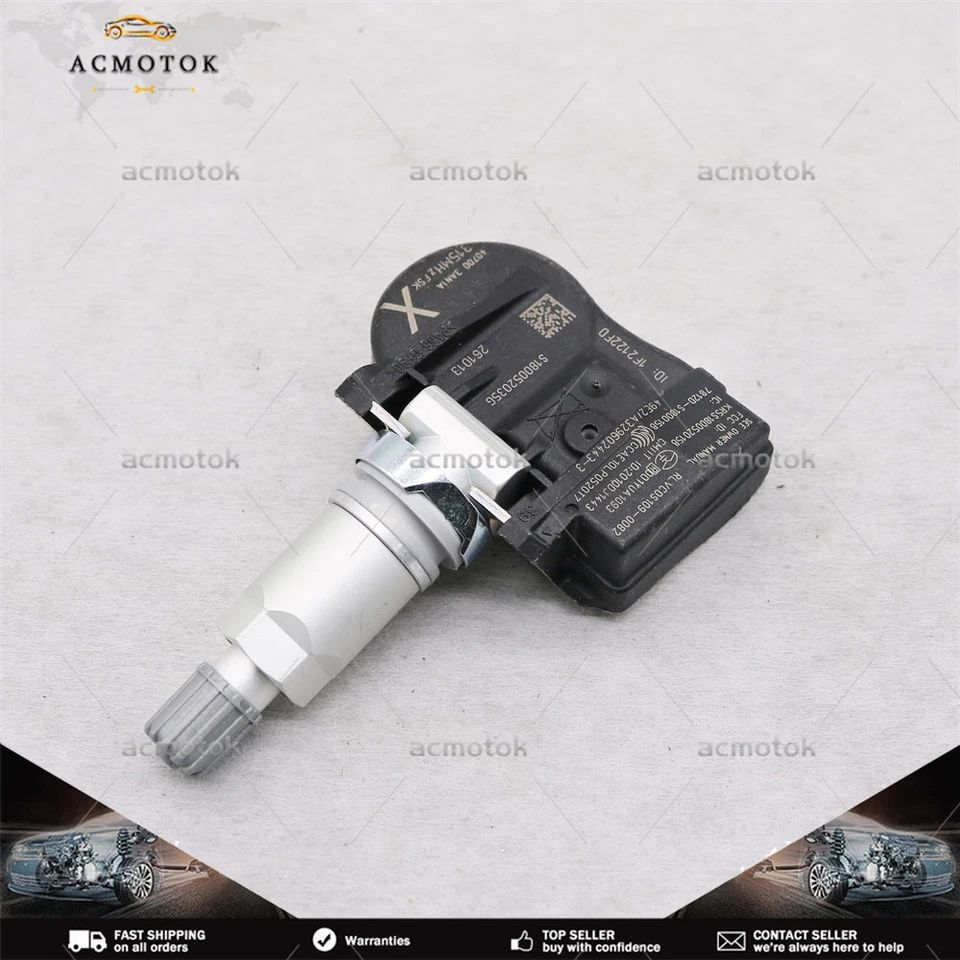 4x Sensor de presión de neumáticos TPMS 40700-3AN1A para Nissan con llave inteligente 315 MHz Foto 4 de 4