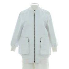 Fendi Women's Bomber Jacket Zucca Embossed Leather