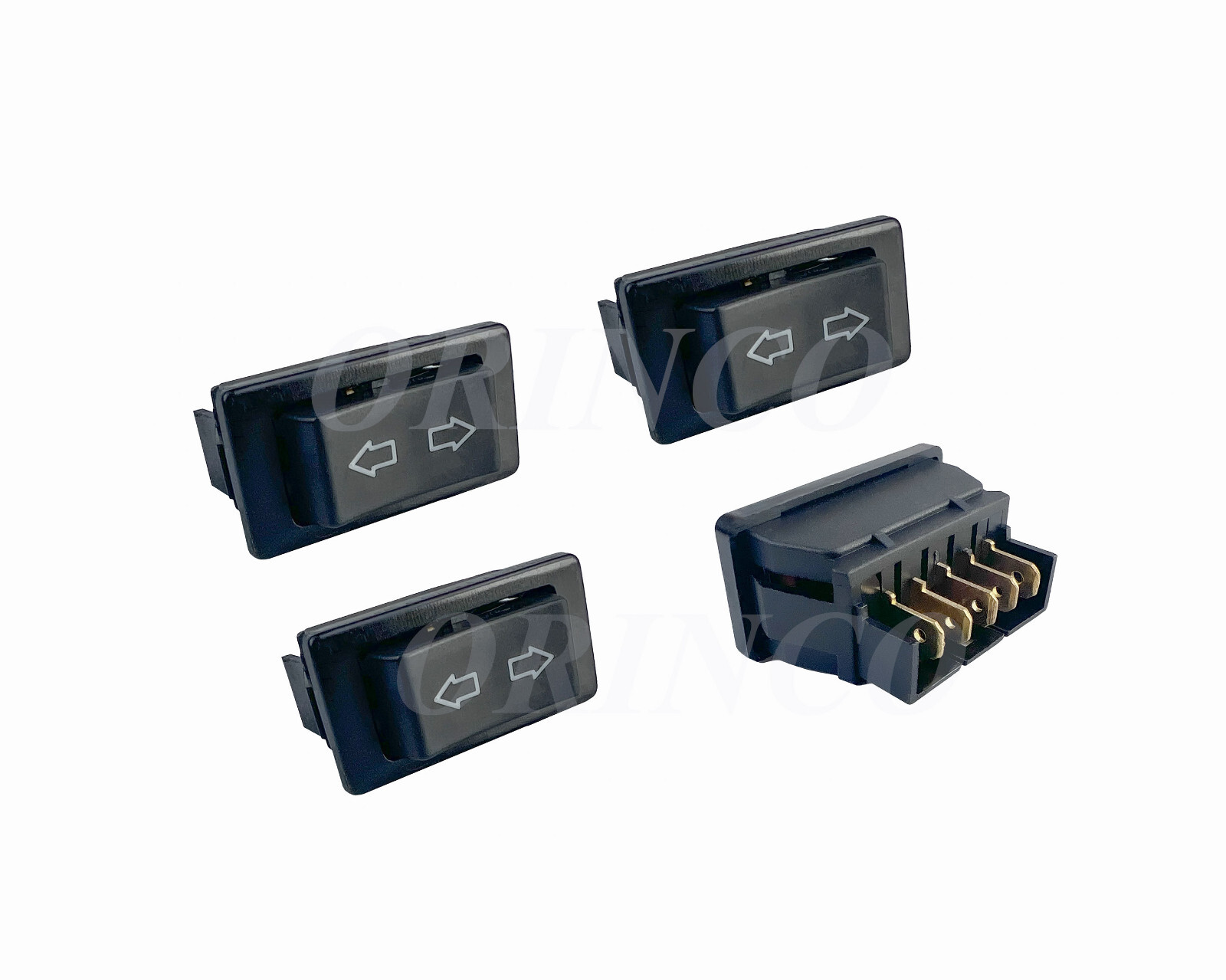 4) RS302 - UNIVERSAL 5 PINS CAR POWER DOOR LOCK/POWER WINDOW ROCKER ...