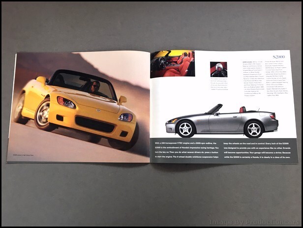 2001 Honda 24-page Car Brochure Catalog - Accord Civic S2000