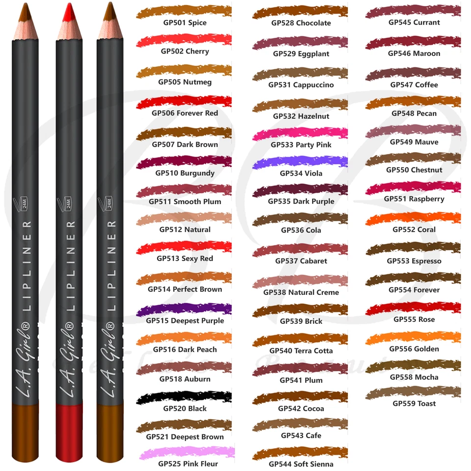 L.A. Girl Lipliner Long Wearing Matte Finish All Skin Type Pencil *CHOOSE SHADE*