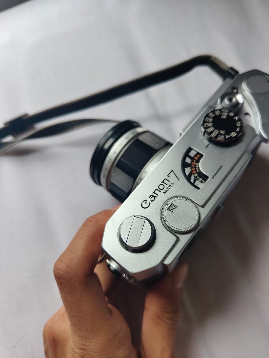 Canon 7 35mm Rangefinder Film Camera with 50mm Lens Kit for sale