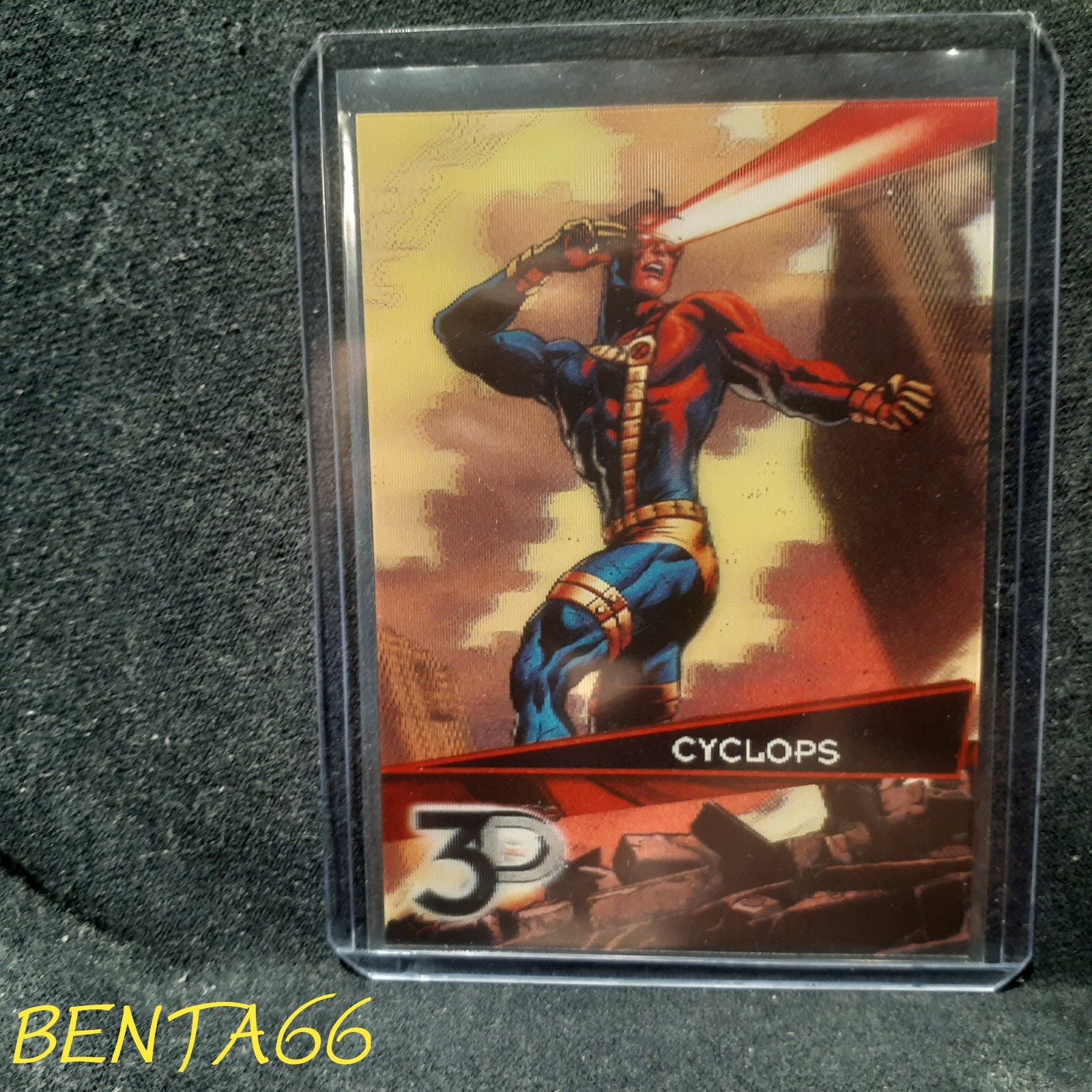 2015 Upper Deck Marvel 3D Lenticular 🔥 Parallel Cyclops Insert Card #34-3D