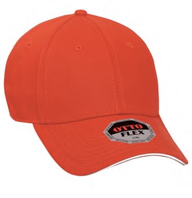 NEW RED OTTO CAP HAT FLEX FIT S/M ADULT SZ FITTED
