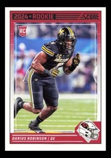 2024 Score - Rookies #326 Darius Robinson (RC)-RM73