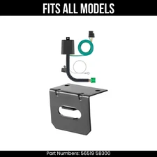 For 23-25 Honda Pilot 4 Pin Trailer Wire Plug & Bracket Fits All Models Curt Kit