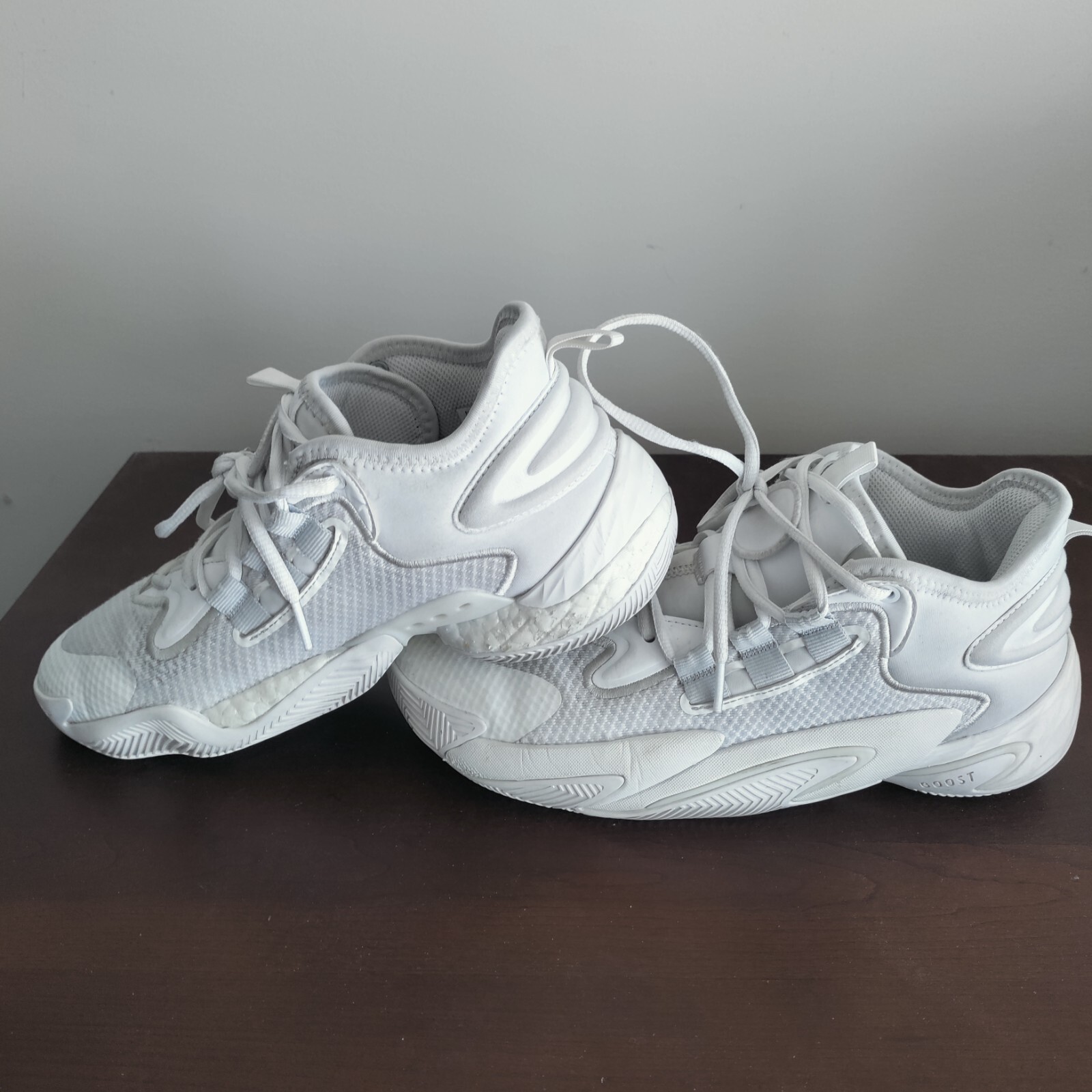 SAOLA Scarpe da basket Adidas BYW 7.5 da uomo Select sportive bianche IE9310 Boost