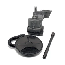 Melling M55HV SBC Chevy Oil Pump High Volume W/ Oil Pump Drive Shaft PickUp Tube