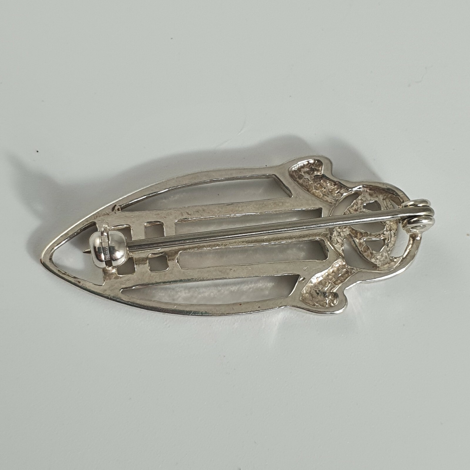 Photo 4 of Sterling Silver Mackintosh Style Brooch ~ 3.7grams, Br43