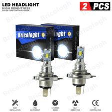 LED for Honda CRV 1997-2004 Headlight Kit H4 9003 6000K White Bulbs Hi/Low Beam