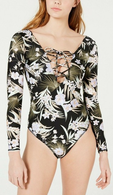 long sleeve lace swimsuit