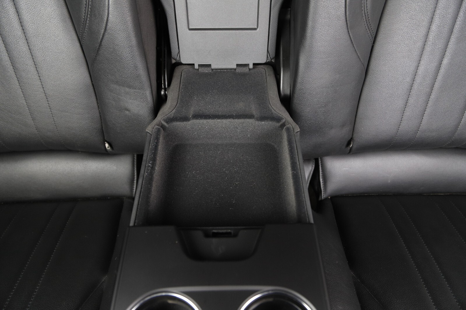 2014-2020 MASERATI GHIBLI S REAR SEAT SET BLACK LEATHER OEM