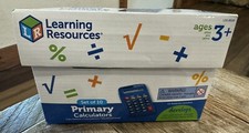 Learning Resources Set of 10 Primary Basic Calculator PreK Math Ages 3 LER0038