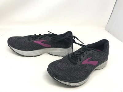 brooks black and purple shoes