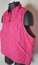 Girl's Baby GAP Pink Quilted SL Winter Vest Size 4T Snow
