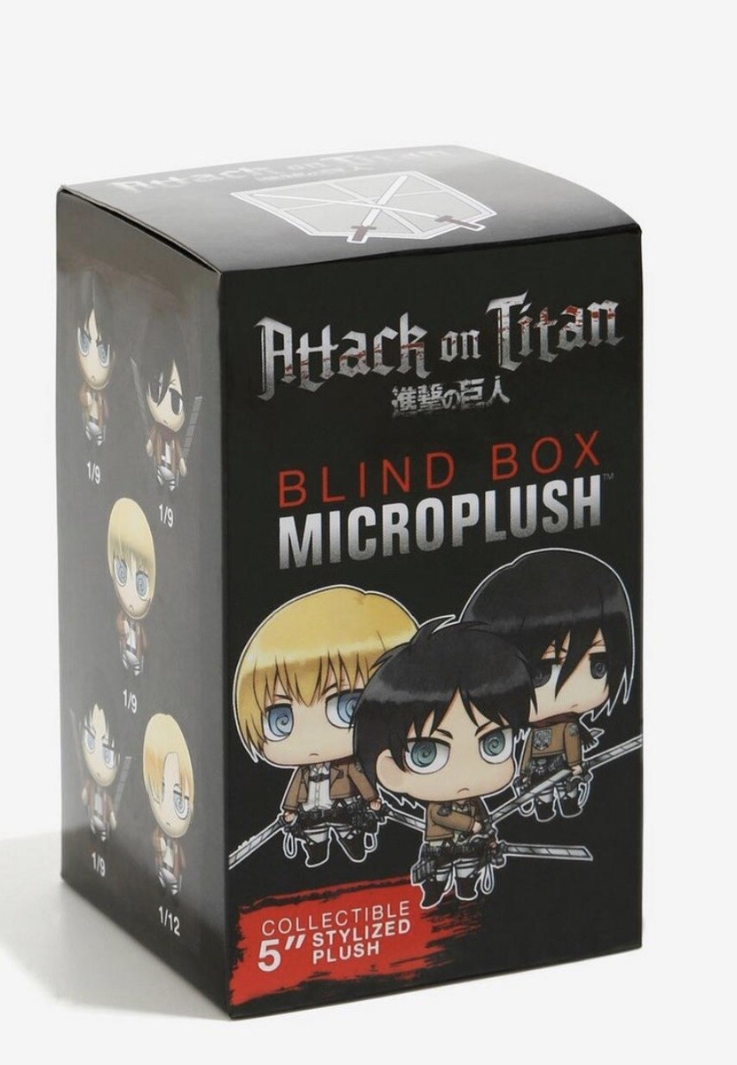 【廃盤・激レア】Tiny Titan Box vol.0【009】 Attack On Titan Blind Box Microplush Collectible 5” Stylized Plush