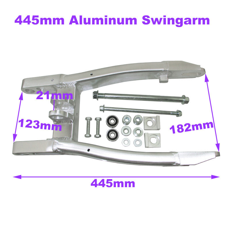 445mm Aluminum Swingarm For 110cc 125cc 140cc 150cc 160cc Braaap Dirt