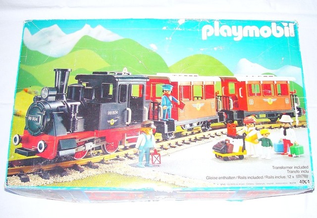 playmobil train set