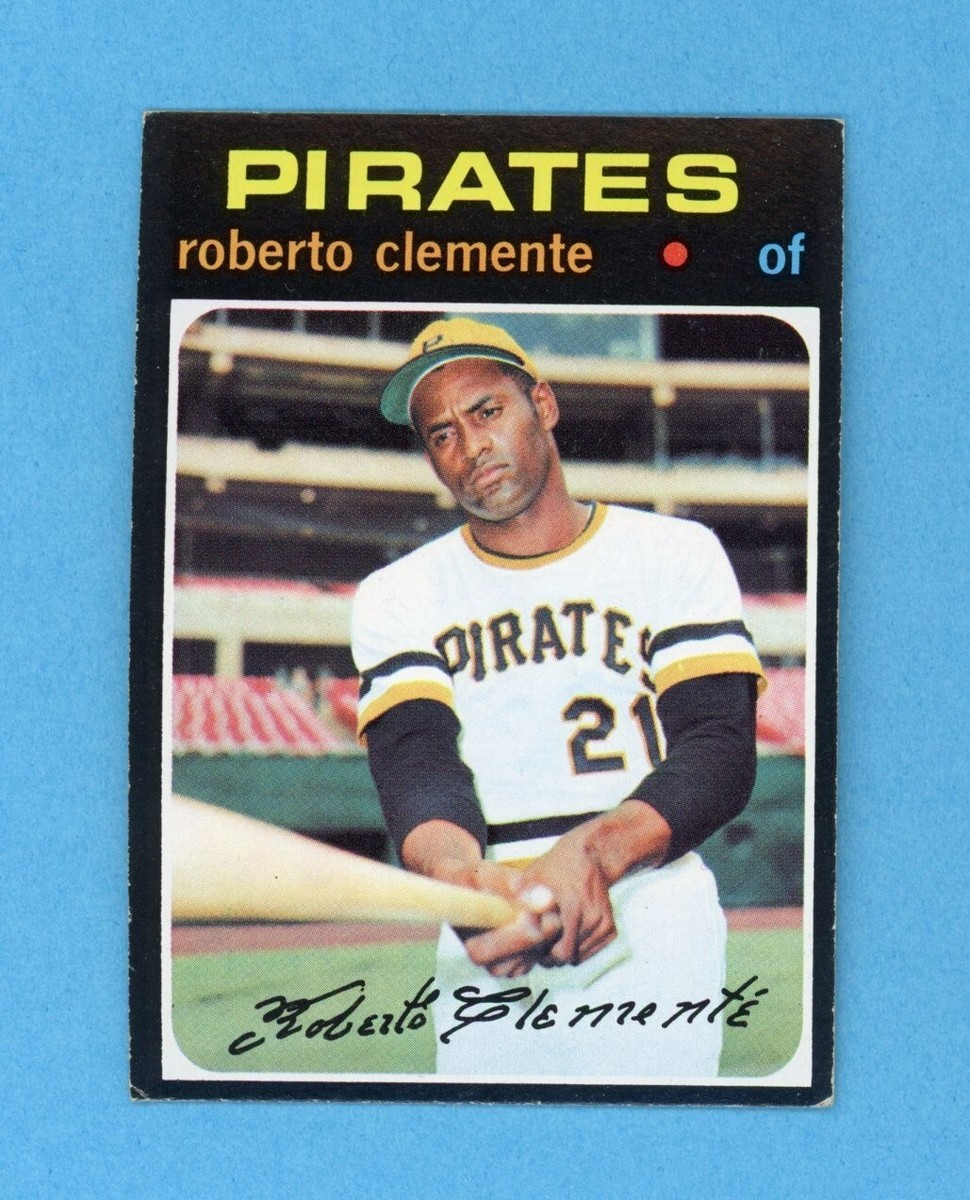 激レア　プロ野球カード 1971 Topps #630 Roberto Clemente Pittsburgh Pirates Baseball Card