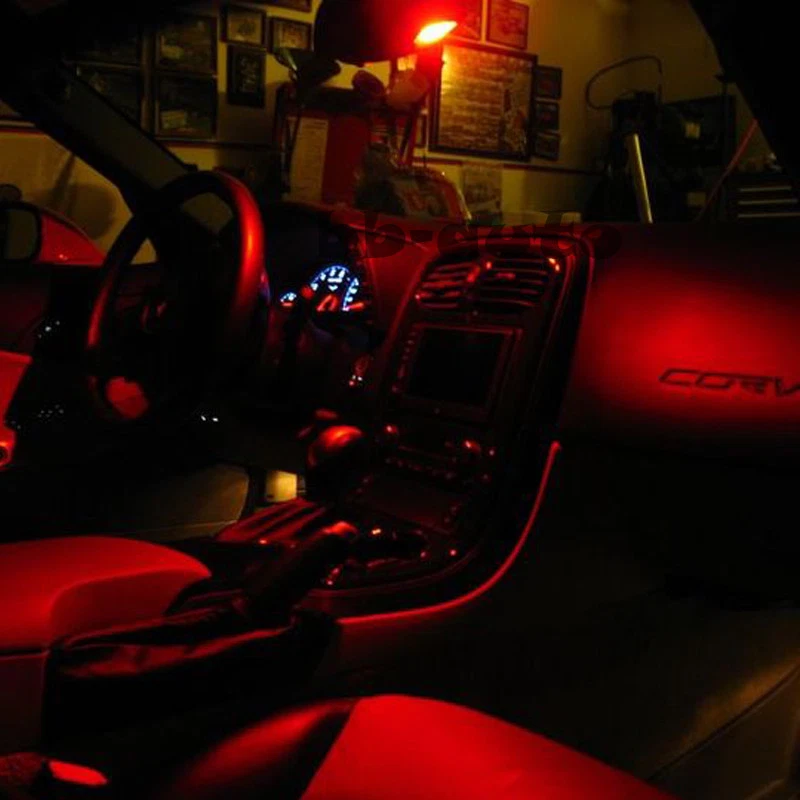 Paquete de bombillas LED interiores sin errores para Audi A4 1.8T Quattro 96-01 cantidad = 19 Foto 3 de 4