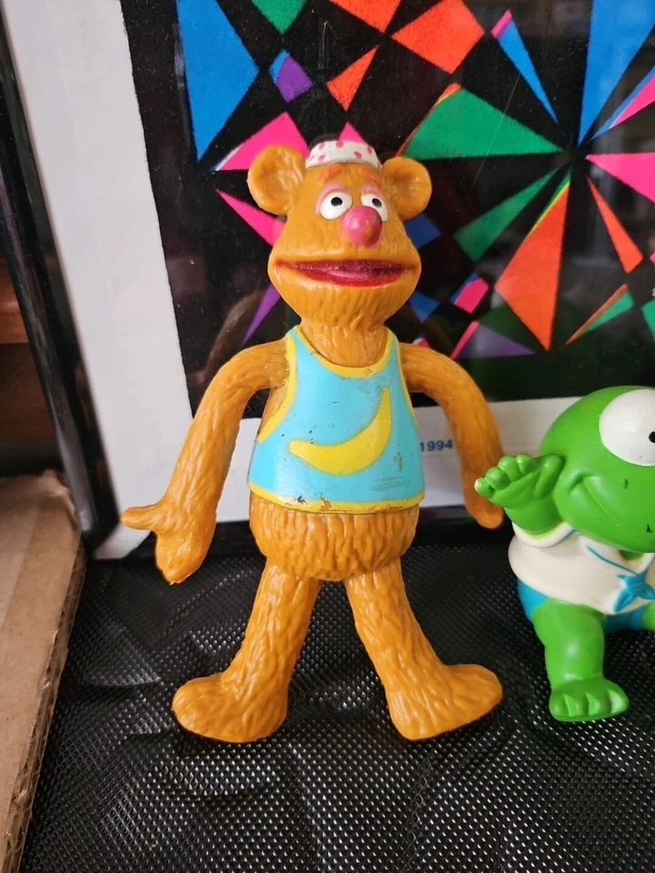 Frozziw Raro&Kermit la Rana Juguete Muppet Bebés Figura De Colección 1989 Remco Tr8#130 Foto 4 de 4