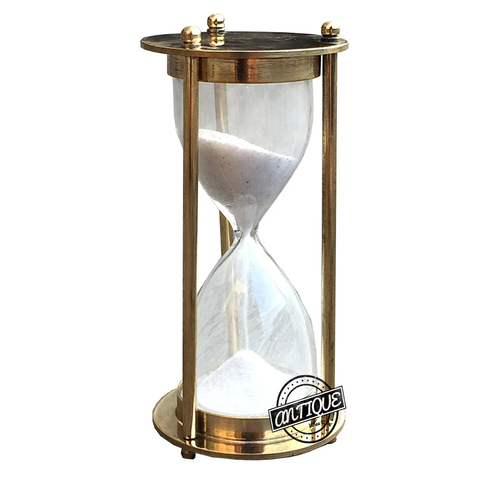 1 minute Vintage Brass Small Glass Sand Timer Hourglass Game Toy Desk Decor Gift
Opens in a new wind