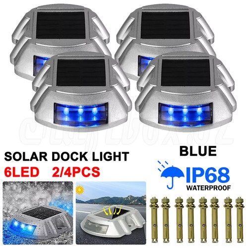 2/4PCS Solar Driveway Lights Deck Pathway Lights Solar Dock LED Light Safety AU - Picture 14 of 16