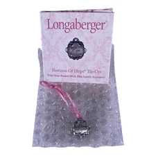 Longaberger "Horizon of Hope" Tie-On 2001 Trim Your Basket Accessory