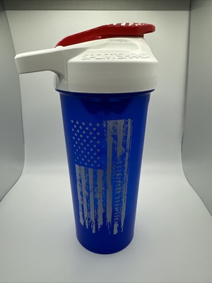 Ryse Blender Bottle Shaker Bottle - Red, White, and Blue