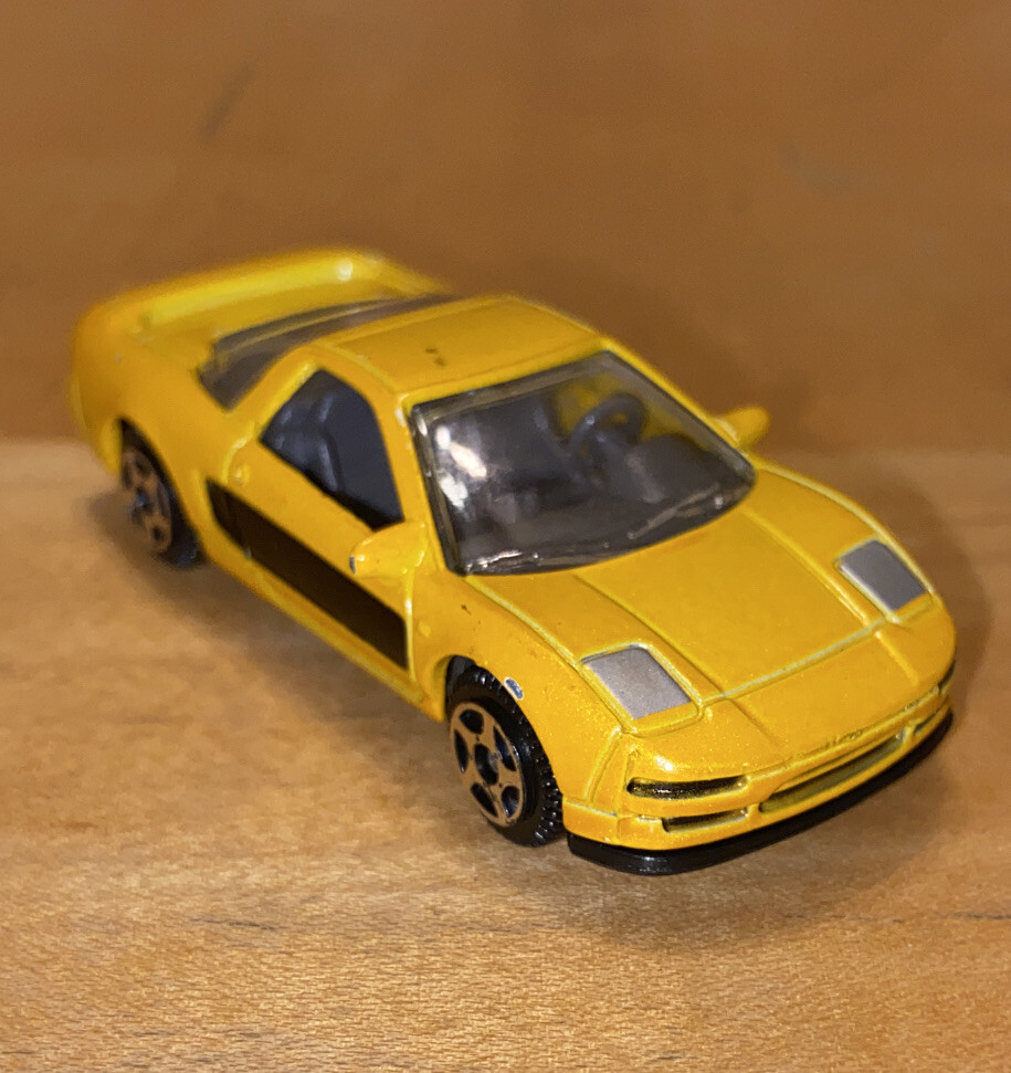 Vintage MotorMax 6060 Honda Acura NSX 1:64 Diecast Car Yellow Rare