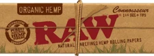 RAW CONNOISSEUR 1 1/4 Organic Rolling papers + TIPS (2 Booklets) MIX & MATCH