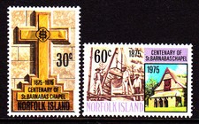 1975 Norfolk Island 100th Ann St Barnabus Chapel MUH