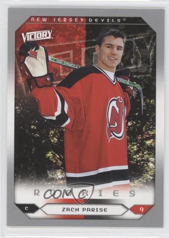 2005-06 Upper Deck Victory Rookies Zach Parise #268 0a4