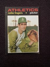 1971 Topps Baseball- Rollie Fingers #384; EX
