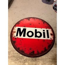 Mobil gasoline retro sign Garage Man Cave Collectable