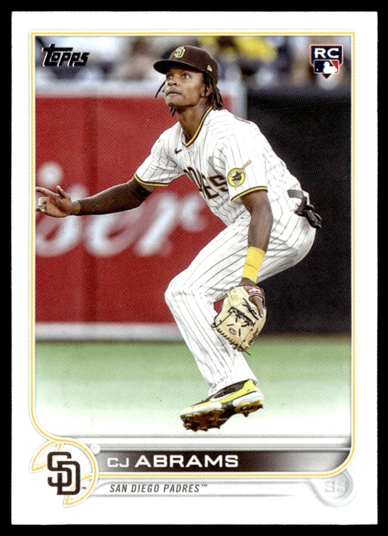 2022 Topps Update CJ Abrams Rookie San Diego Padres #US34